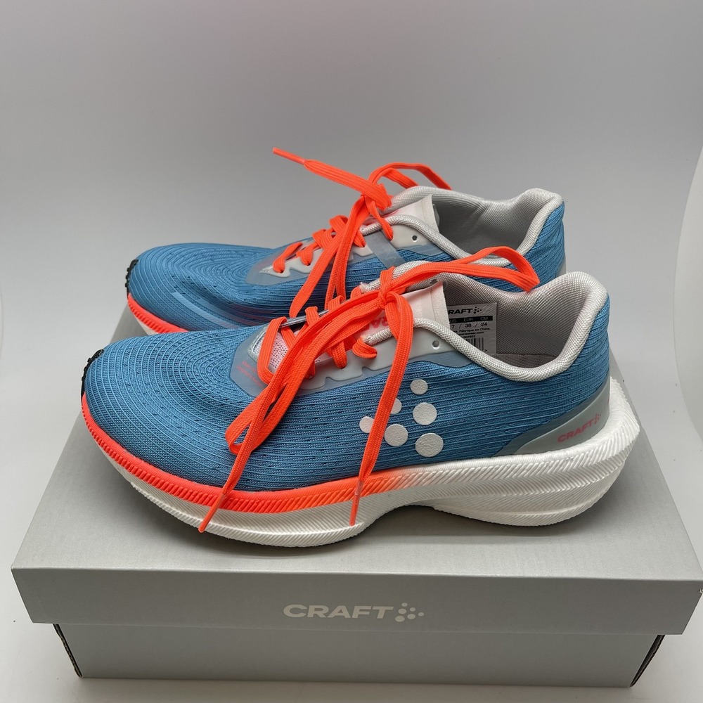 Craft Pro Endur Distance Shoes Womens 7‎ Blue Running Lightweight Athletic Gym